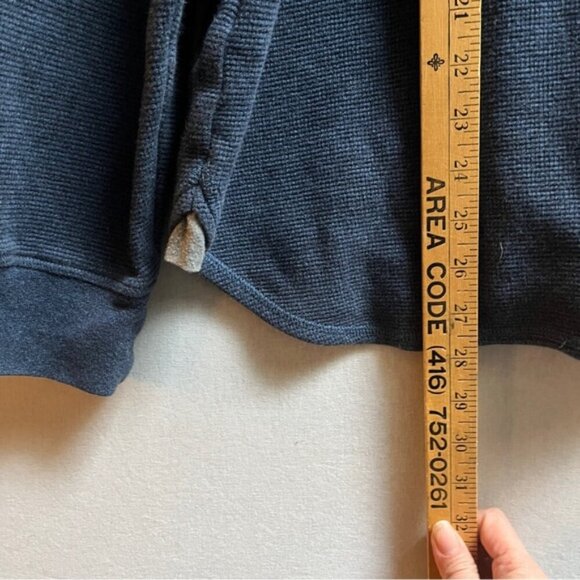 Robert Graham 1/4 zip cotton waffle knit pullover Sz L - Picture 7 of 7